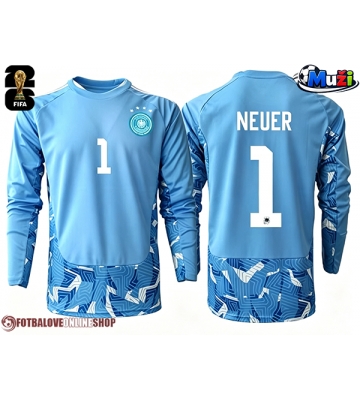 Německo Manuel Neuer #1 Brankář Venkovní Dres MS 2026 Dlouhým Rukávem